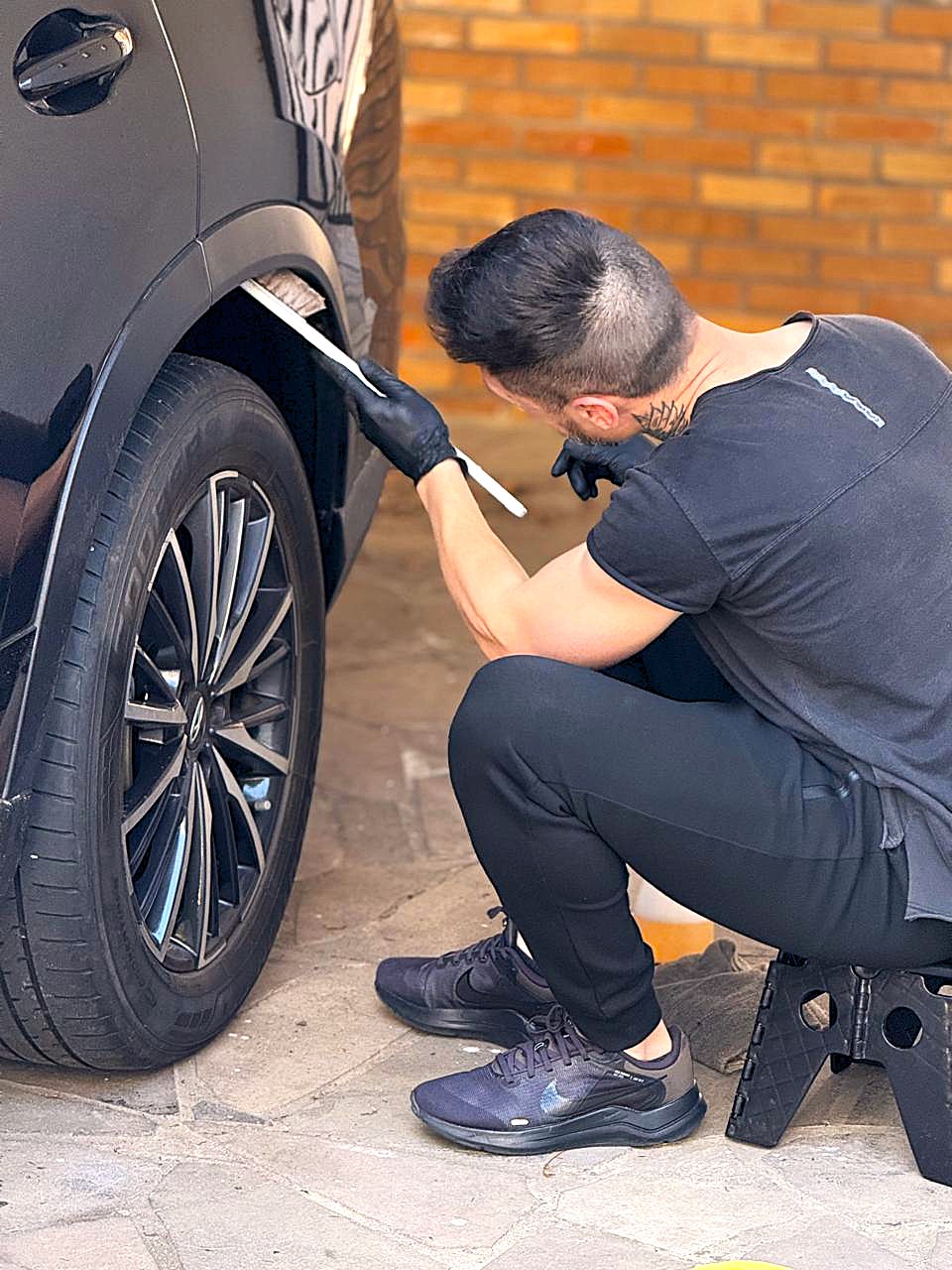 Interior de carro detalhado
